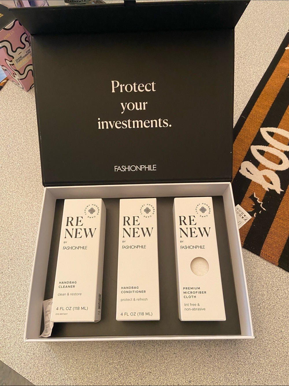 RE•NEW Handbag Care Kit — White